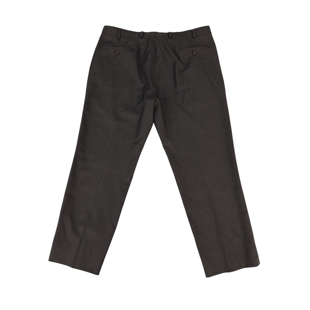 Canali 1934 37x29 Brown‎ 100% Wool Flat Front Dress Pants Made in Italy
